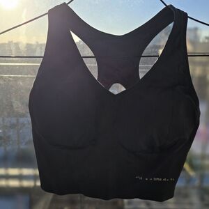 Black Racerback Comfort Sports Bra - Women Intimates